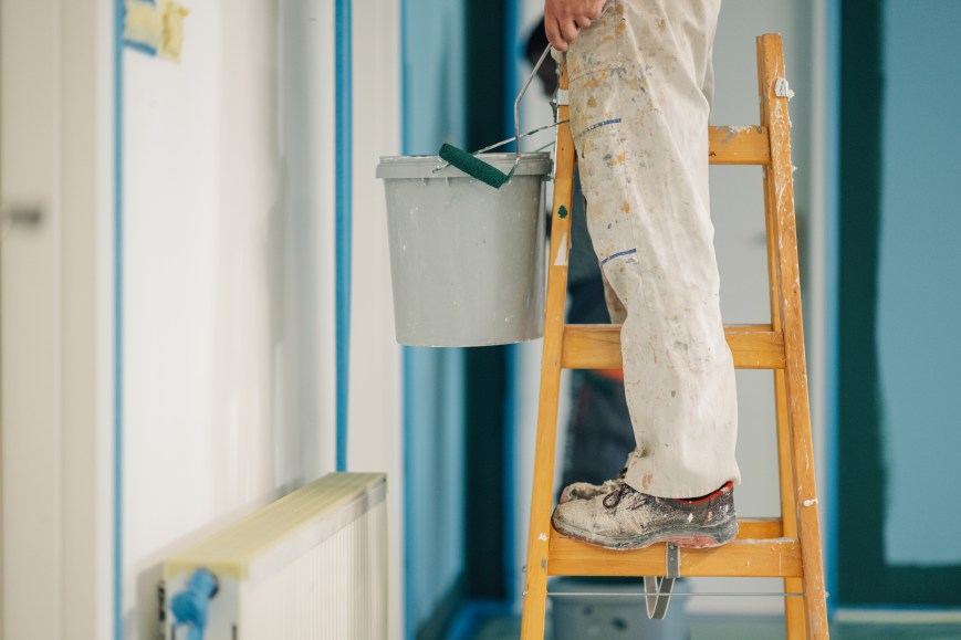 Quel est le prix de la main d’œuvre au m2 pour de la peinture ?